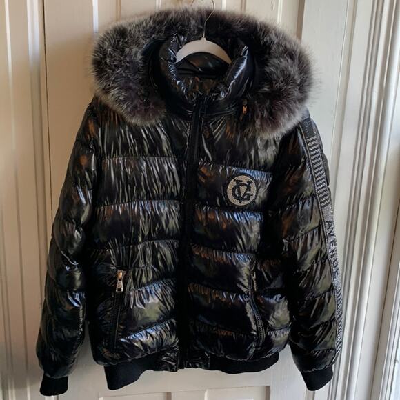 Avenue George V Paris Hooded Puffer - Picture 2 of 12